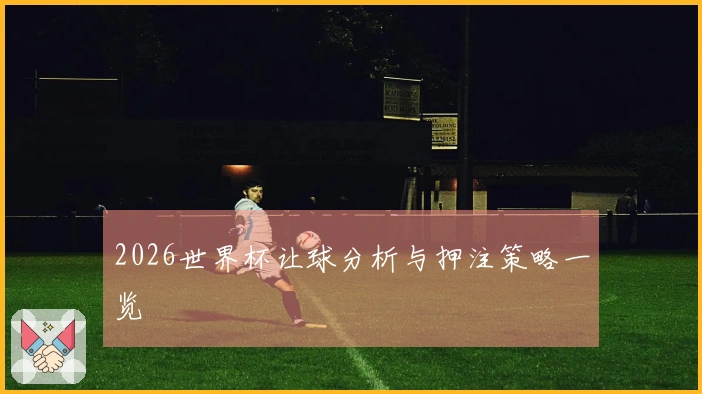 2026世界杯让球分析与押注策略一览
